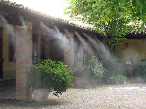 ventilatore nebulizzatore fisso